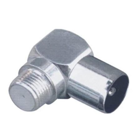 Homevision Technology L-Shape Pal-Male to F-Female Adaptor -Bag, 50PK DGA60112